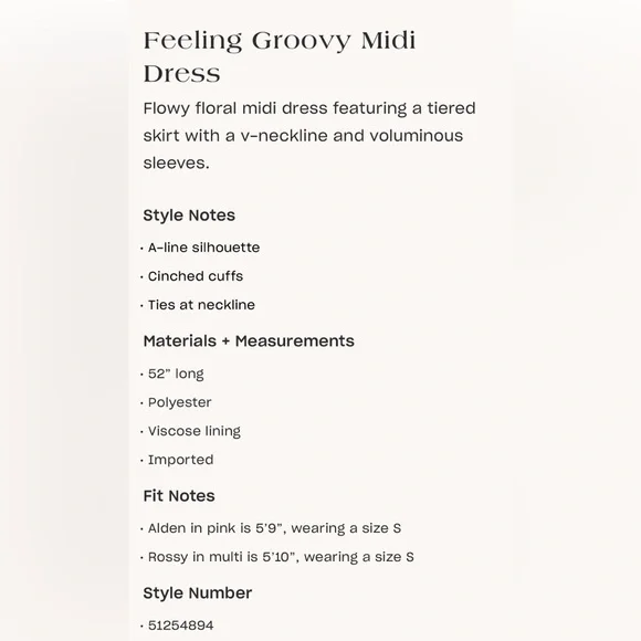 Free People Feeling Groovy Midi Dress in multi - Picture 7 of 7